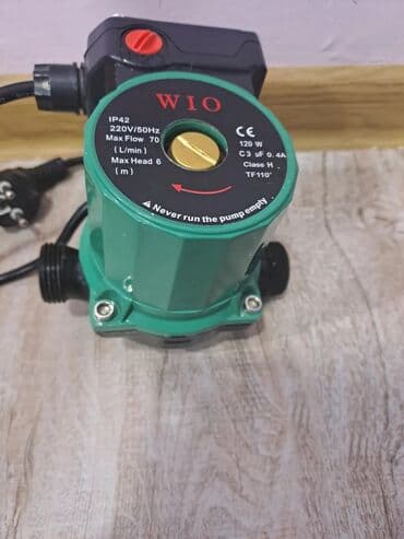 su mühərriki: WIO dövriyyə nasosu Texniki göstəricilər: - Giriş gərginliyi: 220V / — 2
