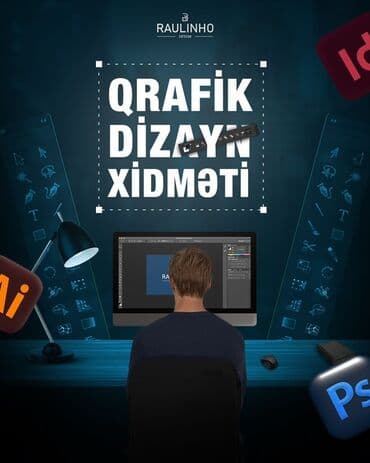 • Qrafik Dizayn Xidmətləri Sizin tələbinizə uyğun loqolar və sosial