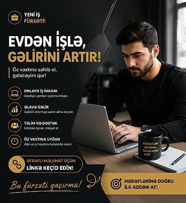 evde xadime: Onlayn iş sistemi – evdən və ya istədiyiniz məkandan işləyərək — 3