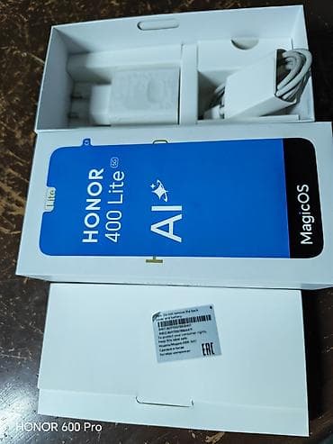 tab s7 fe: Honor 400 Lite, 256 GB, rəng - Qara, Sensor, Barmaq izi, İki sim kartlı — 2