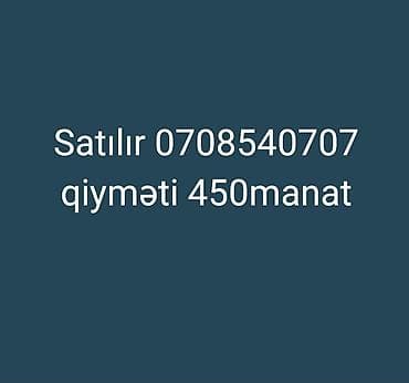 Nömrənin satılır qiyməti 450manat Çili alcı yıgsin 0708540707