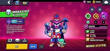 Brawl Stars hesabı – yüksək səviyyəli kolleksiya və premium