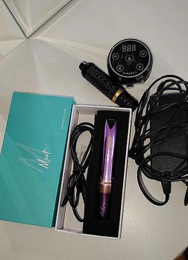 PM qələm tipli permanent makiyaj/tatu aparat dəsti və peşəkar