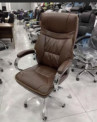 Ofis dolabları: Təkərli, Qolları tənzimlənir, Dəri — 7