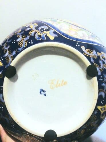 Digər süfrə qabları: Kasalar, 2 ədədli dəst, rəng - Göy, Farfor — 4