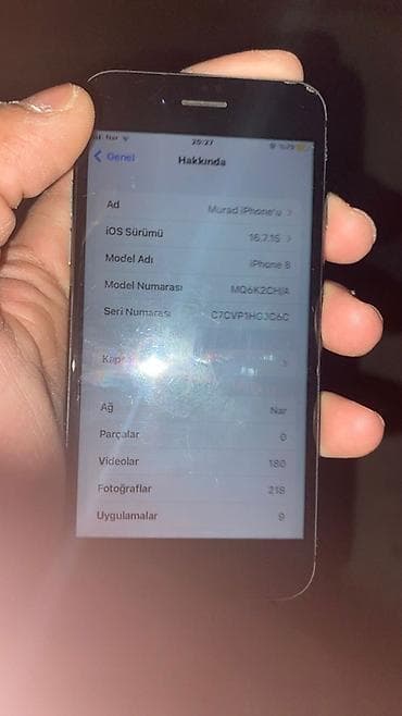 nokia 2730 classic: IPhone 8, 64 GB, Qara, Simsiz şarj — 4