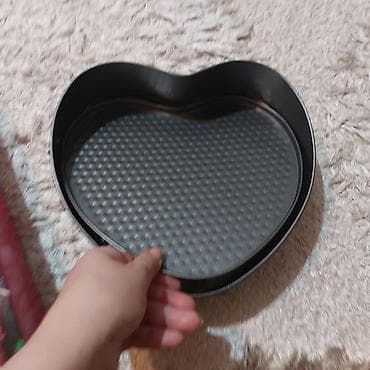 dəmir tor: Şirniyyət qəlibləri, rəng - Boz, Ürək, 1 — 3