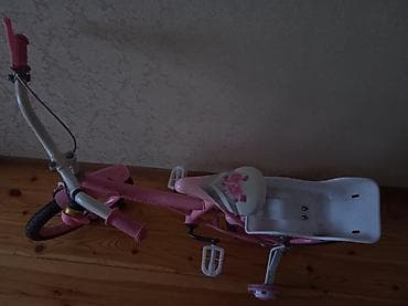 Uşaq velosipedi – “Happy Baby” (qızlar üçün) - Rəng: çəhrayı-ağ - — 3