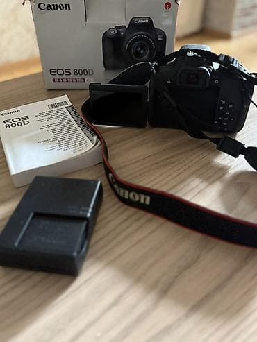 canon çanta: Canon EOS 800D (EF-S 18-55mm f/4-5.6 IS STM Kit) - 24.2 MP APS-C — 3