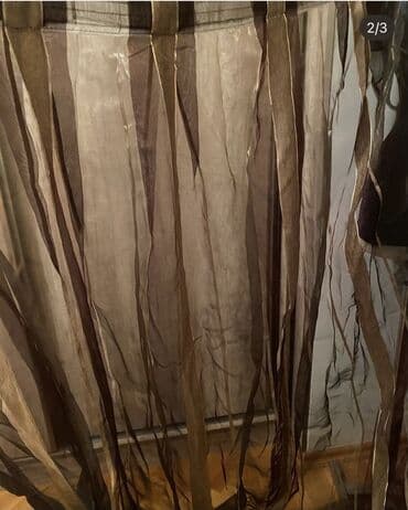 Занавески и тюли: Organza tul perde-2.20 sm2 goldur,hund 2,60 sm, giymet-30 azn( — 2