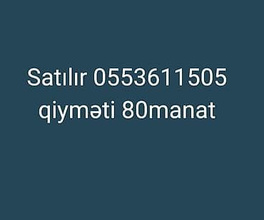 Məhsul satılır qiyməti 80manat Çili alcı yıgsin