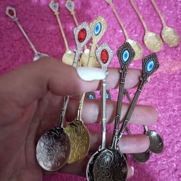 qaşıq dəstləri: Gözmünçugulu. qirmizi. däşlarla. müräbbä. qaşiglari — 2