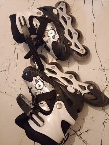 купить турник на стену: Inline skeyt (roller skates) – 4 təkərli, alüminium şassili model — 2