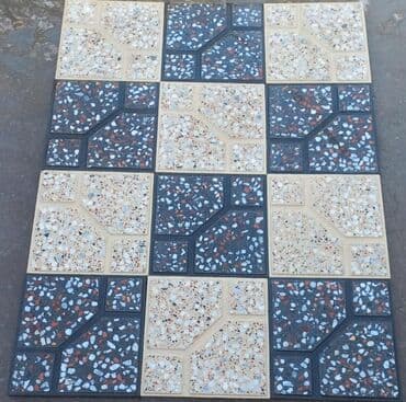 Ev üçün dekor: Məhsul: Kafel/daş döşəmə plitələri (mozaik daş çınqıllı dizayn) - — 1