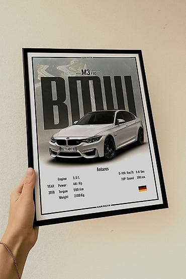 masin səkilləri: Məhsul: Fərdi “Car PictR” avtomobil posteri - Mövzu: Sevdiyiniz — 2