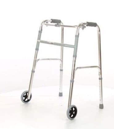 çəlik: İki təkərli gəzinti çərçivəsi (walker) - Material: yüngül alüminium — 1