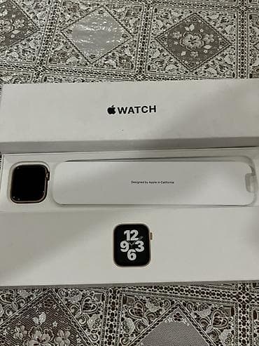 Apple watch se/44 gold 32Gb 92 pil🔋Saat çox seliqelidi qutusu adapdırı — 1
