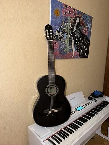 gitara aksesuar: Yamaha C40 klassik gitara – qara rəng 3 aydı alınıb - Model: Yamaha — 1