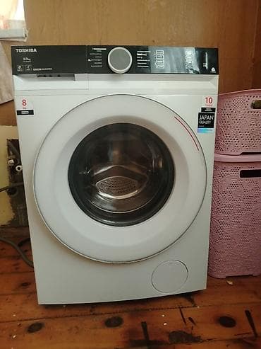 Paltaryuyan maşın Toshiba, 8 kq, Avtomat, Qurutmasız