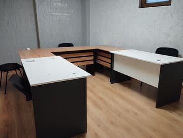 Ofis mebel dəsti Tərkibi: - 4 ədəd 2-i ağ 2-i qəhvəyi olmaqla işçi