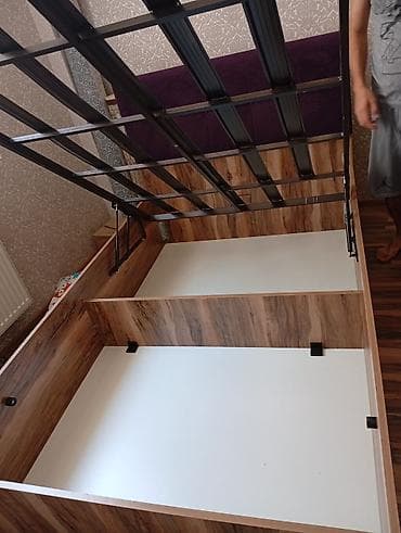 taxt matrası: İkinəfərlik çarpayı, Bazalı, Matras ilə, Siyirməsiz — 7