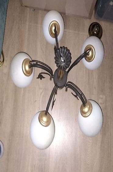 Çılçıraq, 5 lampa, Metal
