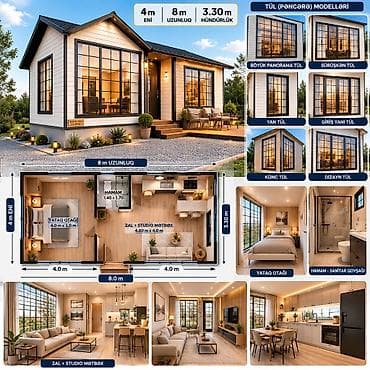 20 ci sahede evler: 🏡 AZƏRBAYCANDA İLK DƏFƏ – DREAM TINY HOUSE 🇦🇿 4 FƏSİLLİ MOBİL EVLƏR — 2