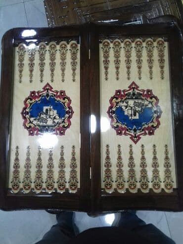 Нарды: Nərd Nerd Şahmat Təsbeh Nerd taxt Qoz ağacından hazırlanmış — 4