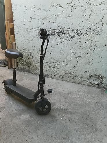 Elektrik nəqliyyatı: Yeni Elektrik samokat 10", 351 - 500 Vt, > 45 km/s, Ünvandan götürmə — 1