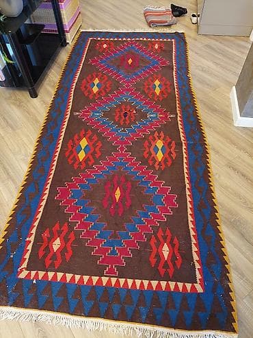 Другой текстиль: Kilim xalça - Naxış: Şərq üslubunda həndəsi motivlər, mərkəzdə romb — 2