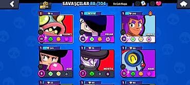 Biznes üçün avadanlıq: Brawl Stars hesabı – yüksək səviyyəli, zəngin kontentli - Kupa: 44 — 2