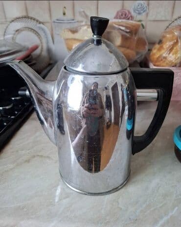 çaydan satışı: İşlənmiş, rəng - Gümüşü, Dəm caydanı — 1