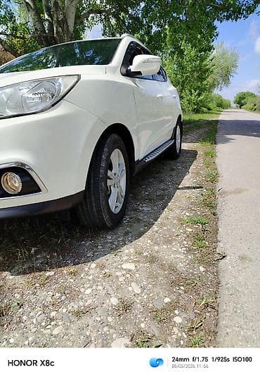Avtomobil satışı: Hyundai ix35, ağ rəngli, 5 yerlik kompakt SUV. Mühüm xüsusiyyətlər: - — 3