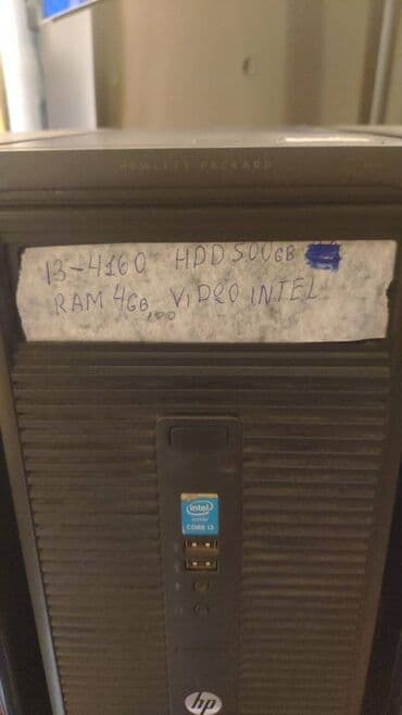 kompüter işlənmiş: Sistem Blok CPU i5 4590S Hdd 500GB Ram 8 GB 140 manat CPU i3-4160 Hdd — 3