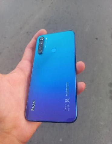 ucuz sadə telefonlar: Redmi 8, 128 GB, rəng - Göy, Barmaq izi — 4