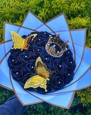 gul buketi: Şirniyyat buketi və şokolad tort kompozisiyaları – fərdi hədiyyə — 2