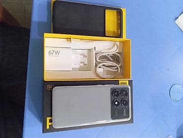 Poco X6 Pro 5G, 512 GB, rəng - Gümüşü, Barmaq izi