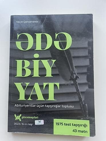 Məhsul: “ƏDƏBİYYAT – Abituriyentlər üçün tapşırıqlar toplusu” Müəllif