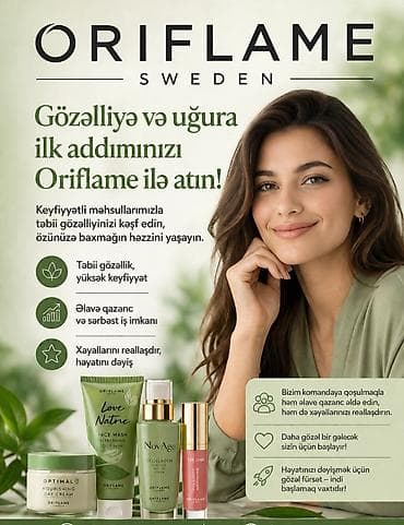 Oriflame Sweden – gözəllik və şəxsi inkişaf üçün imkanlar Məhsullar — 1