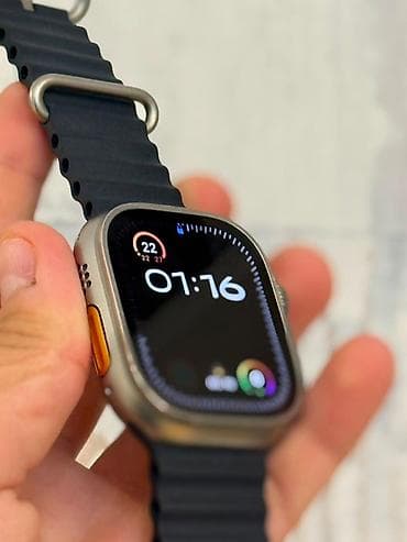 su despensoru: Apple Watch Ultra 49 mm – Titan və keramika korpus, safir kristal arxa — 2