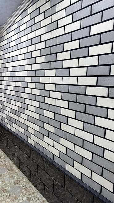 divar paneleri: Dekorativ fasad və daxili divar daş panelləri - Material: Beton — 8