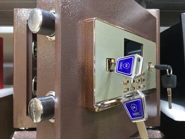 pul yığmaq üçün kassa: Eni 40 Hundurluk 30 Derinlik 30 Seyf iki acar ve bir acar kodile — 6