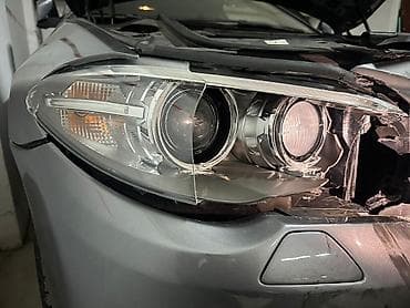 opel astra h far: Komplekt, Yaxın və uzaq vuran işıqlar BMW, 2014 il, Orijinal, ABŞ, İşlənmiş — 4