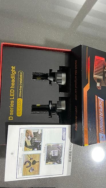 809 d: Satılır D4S LED fara lampası (2 ədəd). M15 modelidir. Güclü işıq — 2