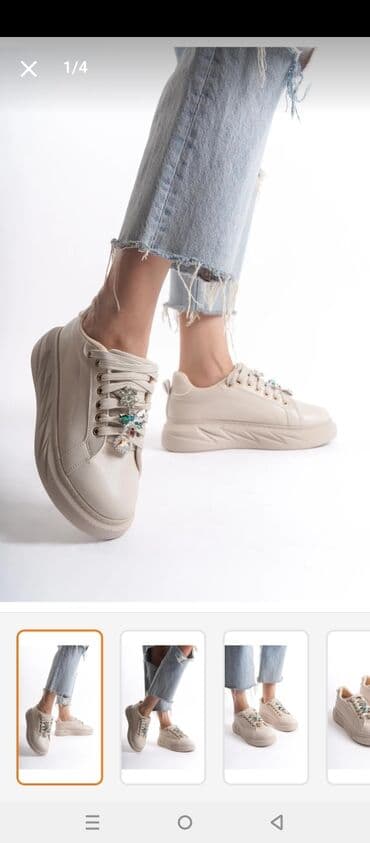 женские кроссовки mizuno: Размер: 39, цвет - Бежевый, Новый — 1