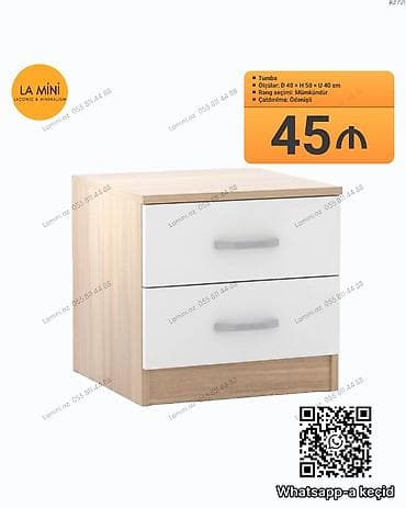 panel plastik: Tumba – La Mini (Laconic & Minimalism) - Model: İki çəkməcəli — 1