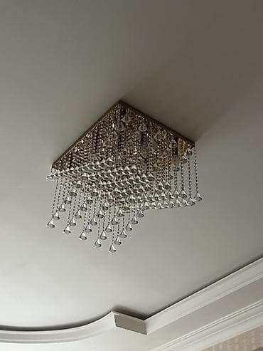 dam: Çılçıraq, 10 və daha çox lampa, Metal — 1