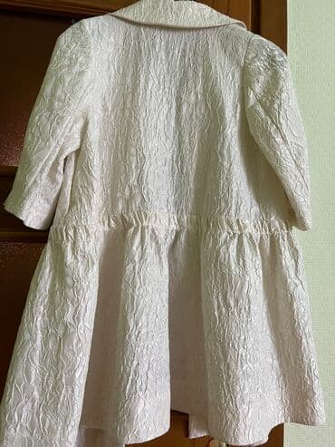 женские утепленные плащи: Плащ, 2XS, цвет - Белый — 3