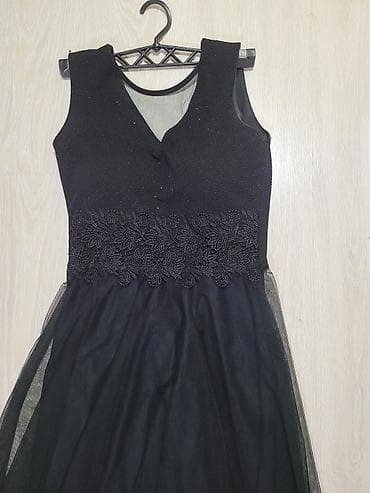 vecerni don: Qara uzun ziyafət/libas - Rəng: klassik qara - Siluet: beldən aşağı — 3