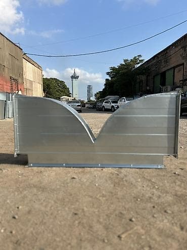 Havalandırma sistemi üçün galvanizə olunmuş metal hava kanalı – xüsusi